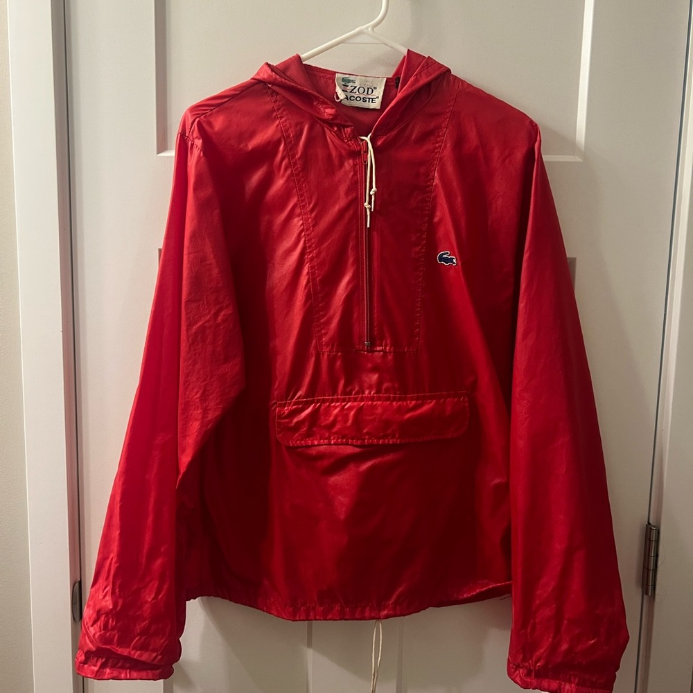 Vintage Lacoste Pullover Jacket with hood